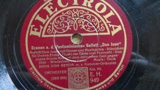 Don Juan Szenen a.d. Pantominischen Ballet Musik von Gluck HANS VON BENDA