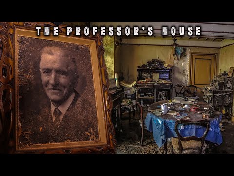 Extremely decaying Abandoned TIME CAPSULE House of a Belgian professor - Abandoned for decades!