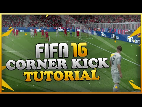 FIFA 16 CORNER KICK TUTORIAL - UNIQUE METHOD FOR SCORING GOALS / BEST HIDDEN TECHNIQUE