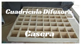 Estudio de Grabación Casero | Cuadricula Difusora | ¿Como Hacer Una Cuadricula Difusora?