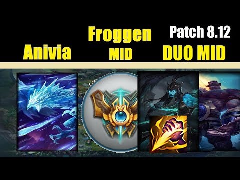NEW META - DUO MID, ADC WITH SMITE? | Froggen | ANIVIA vs KALISTA Smite + BRAUM | Mid | Patch 8.12
