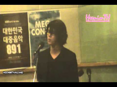 110707 KBS Kiss The Radio - Heechul Singing  (M&D) [HeenimTH]