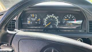 1992 Mercedes-Benz 190E 2.6 Cold Start