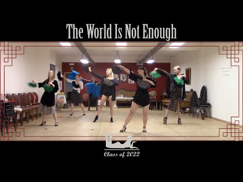 Class22 The World is not enough - classic feather fan