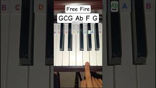 Download lagu Free Fire 😁 Piano Tutorial 😈 mp3