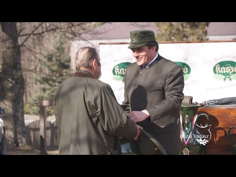 28. KASZÓ KUPA - Országos Véreb Fővizsga - Kaszó Kupa átadása Baraga Józsefnek