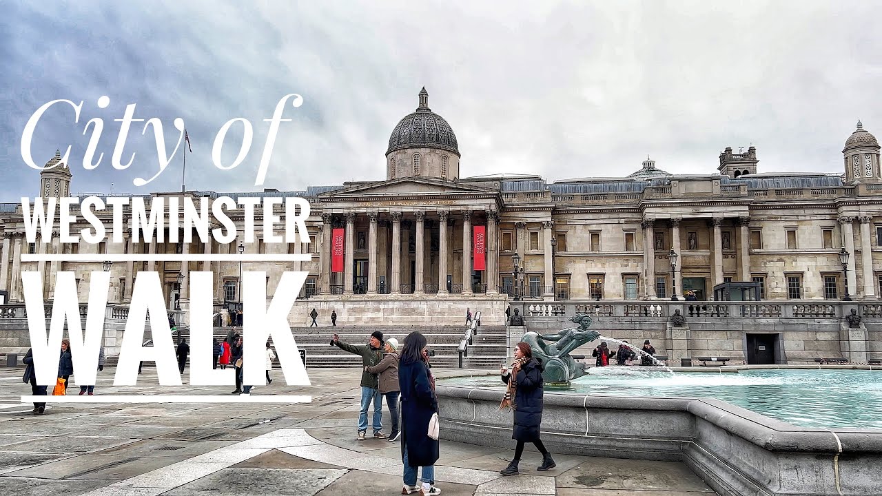 Embark on a walking tour around the iconic Trafalgar Square.