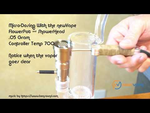 NewVape - FlowerPot Showerhead microdose function video