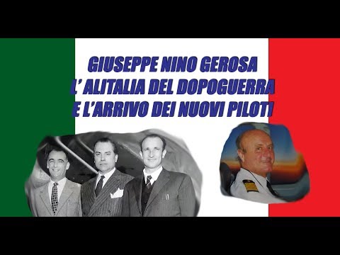 Post-war Alitalia and the arrival of new pilots