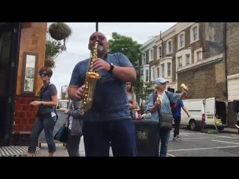 The Weeknd, Can't Feel My Face (Lascarache Laurentiu cover) - Busking in the Streets of London, UK