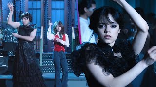 SNL: Jenna Ortega Does Viral Wednesday Dance WITH A TWIST!