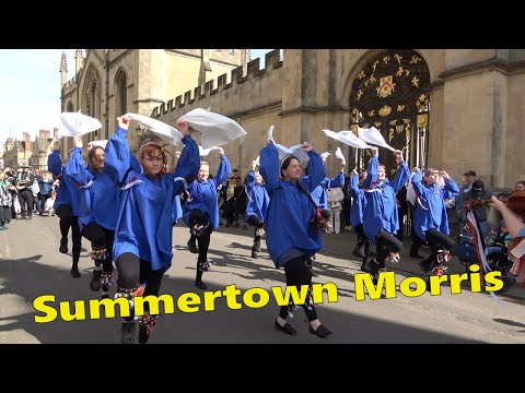 Summertown Morris dance "Trunkles" at Oxford Folk Festival 2025
