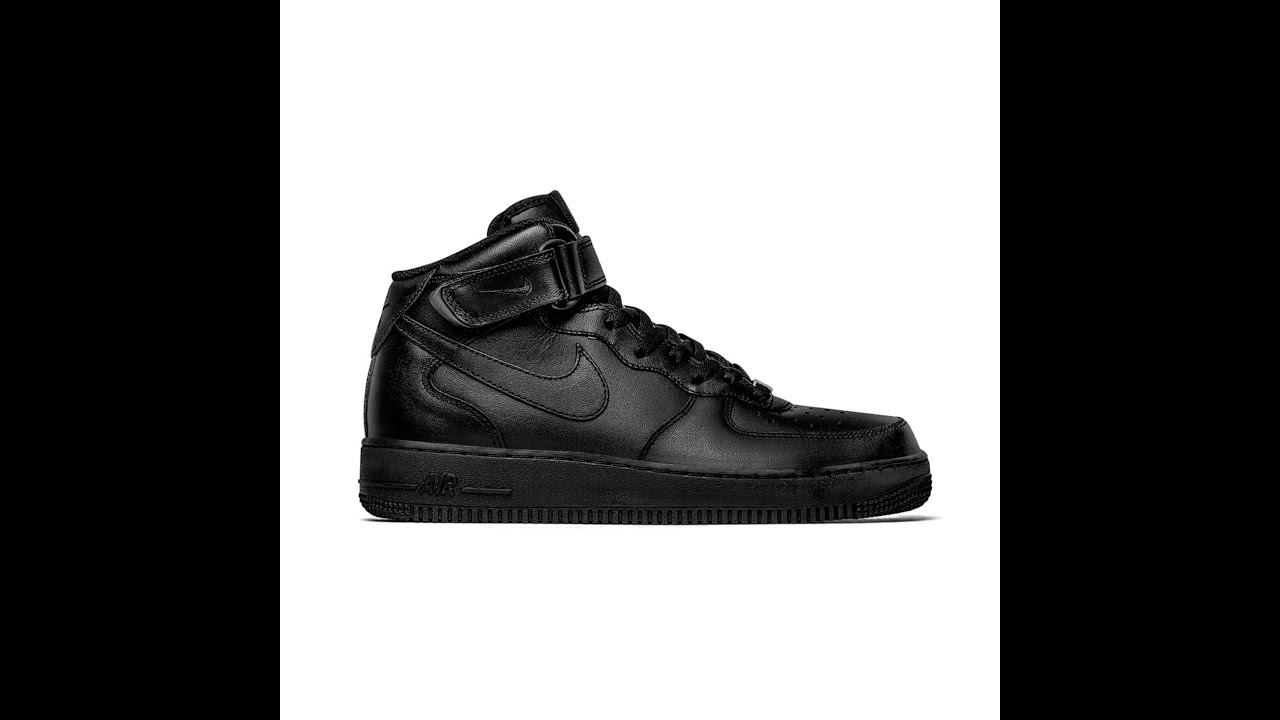 Bota Air Force 1 Preto/Preto