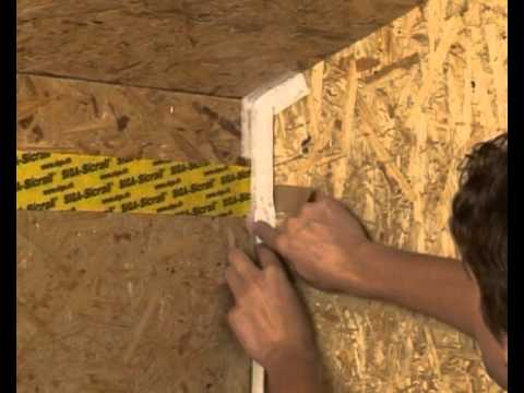 SIGA Corvum 30/30 - Innen-Ecke luftdicht verkleben