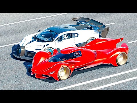 Bugatti Bolide GTR Concept vs Ferrari Piero LM 2025 at Drag Race 20 KM