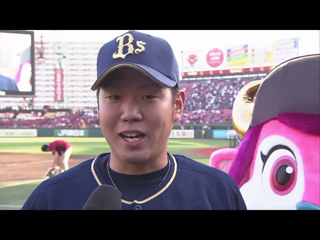 バファローズ・西投手ヒーローインタビュー 2018/4/21 E-Bs