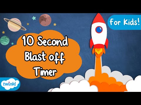 Rocket Blast Off | 10 Second Countdown Time | Space travel