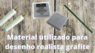 Material utilizado para desenho realista grafite.