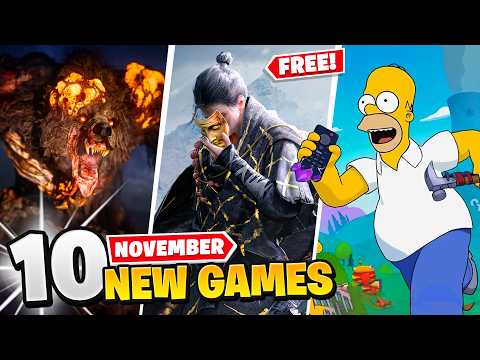 10 neue Spiele November 2025 (2 KOSTENLOSE SPIELE)