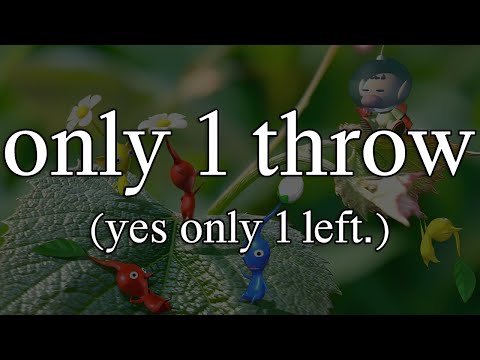 How Many Throws Does it Take to Beat Pikmin 1?