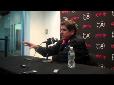 Flyers coach Peter Laviolette