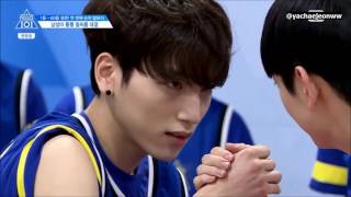 [ENG SUB] PRODUCE101 Season 2 EP.5 | Arm Wrestling Match Cut