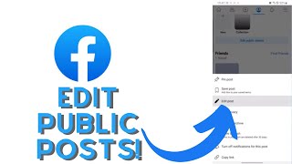 How to Edit Public Posts on Facebook? Edit Posted or Uploaded Photo on Facebook App