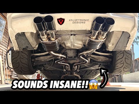 NEW EXHAUST FOR MY BMW M3!! (VALVETRONIC)