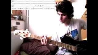 [ HQ] [Bass Cover + Solo + Tabs] The Kooks  - Sofa Song