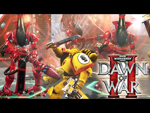 NEW ETERNAL MOD 2023: Imperial Fists vs Eldar! - Warhammer 40k: Dawn of War 2: Retribution