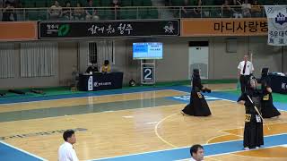 2019 단별검도대회 남자 3단부 8강 - 김경수 vs 정종현 [검도V]