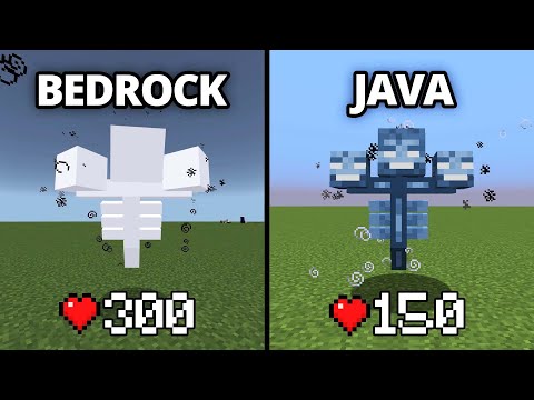 java vs  bedrock v10