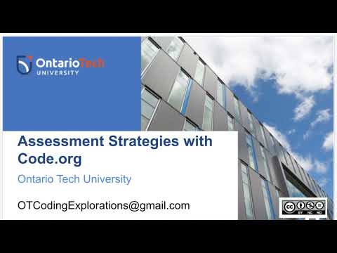 Assessment in Code org
