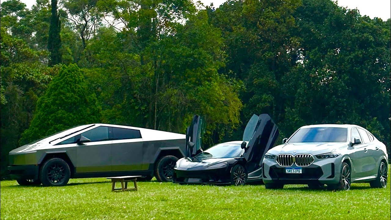 CYBERTRUCK, MCLAREN E BMW: OS CARROS DE FILIPE RET