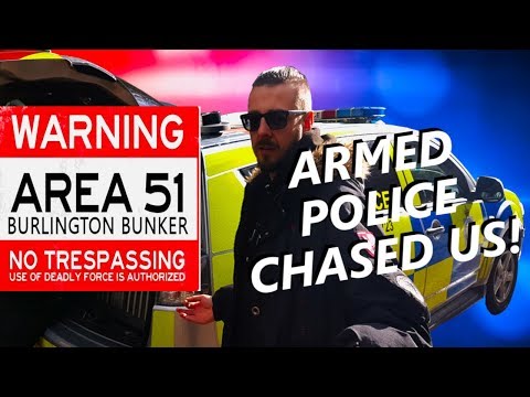 UK's Area 51 Burlington Bunker (Armed Police Chase)