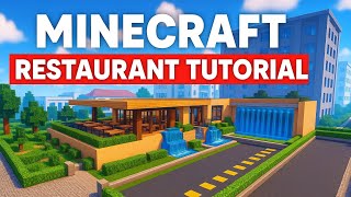 Epic Minecraft Restaurant Tutorial - Best Restaurant Build for Survival &amp; Creative! | PT.1 | MMT