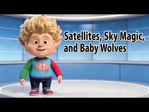 Satellites, Sky Magic, and Baby Wolves