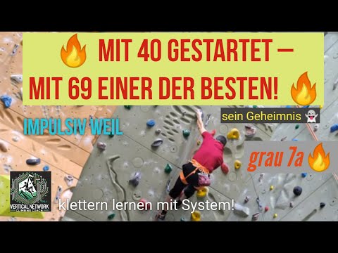 💥Silvio meistert die graue 7a im Überhang – Klettertechnik perfektioniert! #climbing #klettertechnik