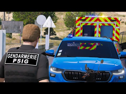[GTA 5] A SATURDAY ON PATROL WITH THE GENDARMES | LSPDFR #879