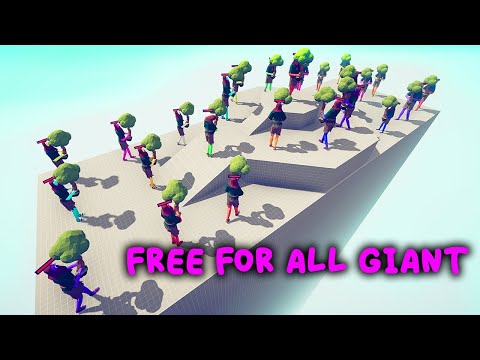 FREE FOR ALL GIANTS [BATTLE ROYALE] | TABS - Totally Accurate Battle Simulator