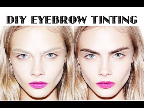 How To Tint Your Eyebrows - DIY Easy At Home Tutorial | skip2mylou Video