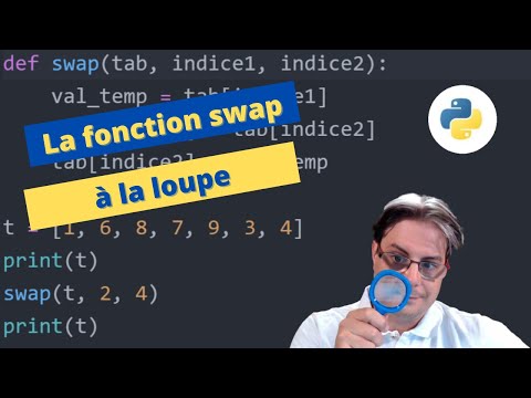 Algorithme à la loupe la fonction swap