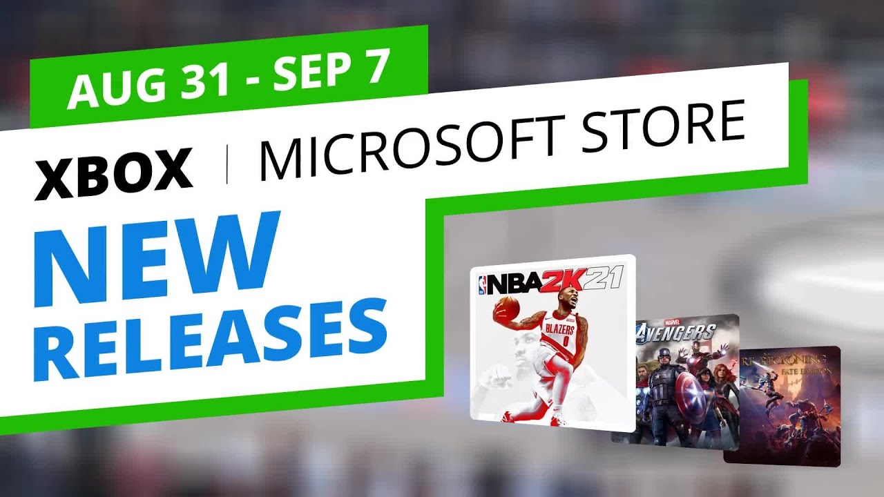New Xbox Games in the official Microsoft Store, Aug 31 - Sep 7