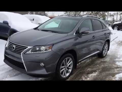 New Grey on Saddle Tan 2015 Lexus RX 350 AWD Sportdesign Edition Review - Southwest Edmonton