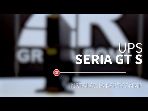 Montaż karty SNMP - UPS z serii GT S