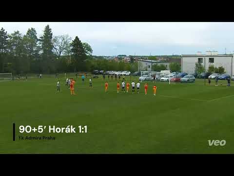 FK Dukla Praha B - FK Admira Praha - Sestřih gólů