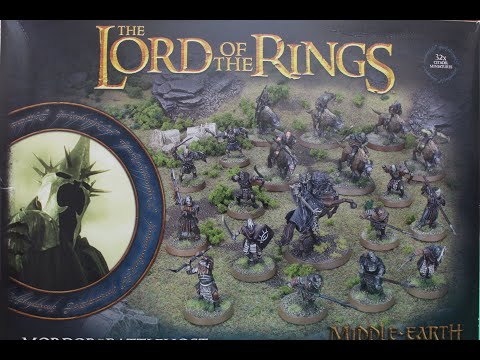unboxing lord of the rings mordor battlehost