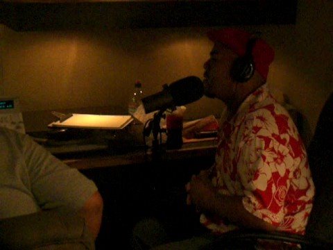 Ricky Carrido Being Interviewed at Ksdsjazz 88.3fm