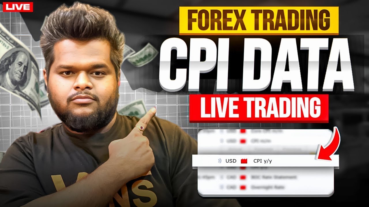 10 April | CPI News | NY Session |  Forex Live Market Analysis | #ForexLive #SwappyTrading #ICT