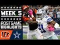 Bengals vs. Cowboys | NFL Week 5 Game Highlights